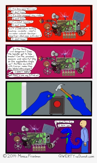 Big Red Button Means It's Serious - Drawing
