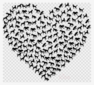 Download Love Cats Png Clipart Cat Heart Love - Tote Bag