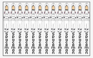 {spaceman Freebie} For Reminding Students About Spaces - Spaceman Writing