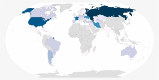 Gradient Map - Un Security Council Members On Map