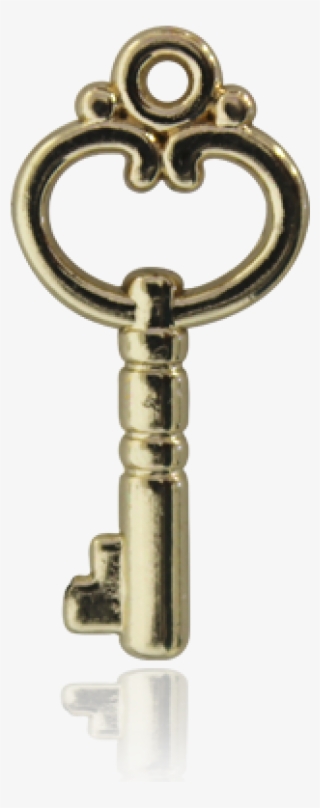 Dije Llave Baño De Oro,1 - Brass