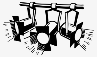 Home Lights Cliparts - Stage Lights Clipart Free