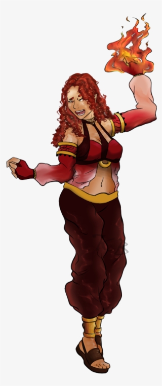 Half-elven Sorceress - Dungeons & Dragons