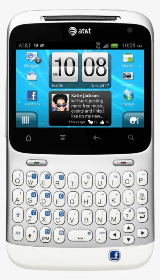 The Htc Status Is At&t's First Device With A Dedicated - Htc Cha Cha