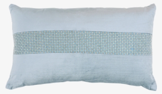 Image For 12x20" Blue Decorative Pillow With Glitters - Cushion