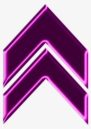 Double Arrow Magenta Neon Up - Graphic Design