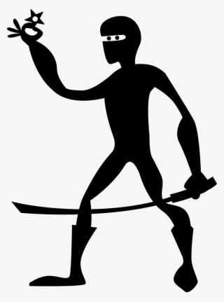 Ninja Star Cliparts 8, Buy Clip Art - Ninja Clipart Transparent Background