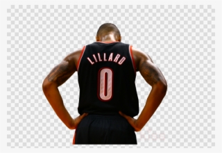 Damian Lillard Portland Trail Blazers Back Basketball - White Social Media Icons