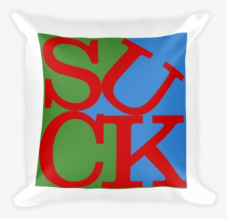Suck Throw Pillow - Cushion