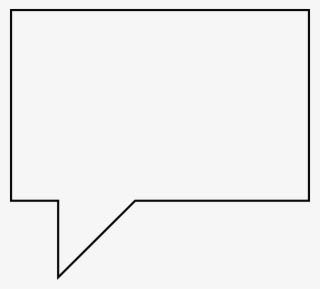 Images For Square Talk Bubble Png - Square Thought Bubble Png