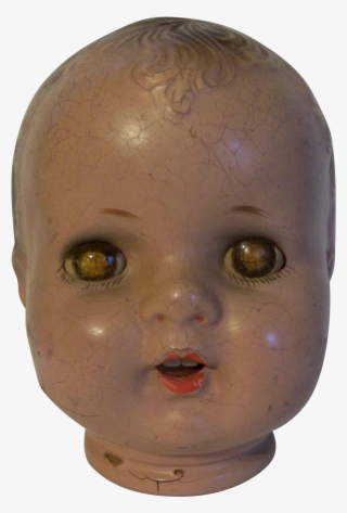 Offered Is A Vintage Composition Baby Head Measuring