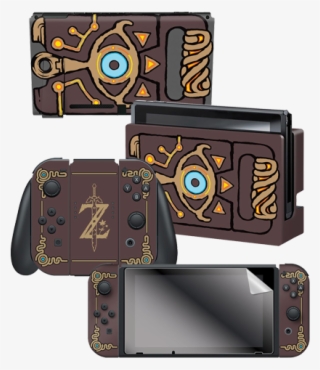 Cg - Switch - Zelda - Breath Of The Wild - Sheikah - Nintendo Switch Skin Zelda