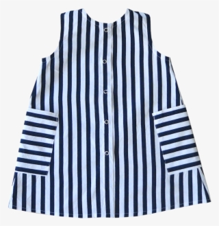 Swell & Solis Nautical Blue Stripe Promenade A-line - T-shirt