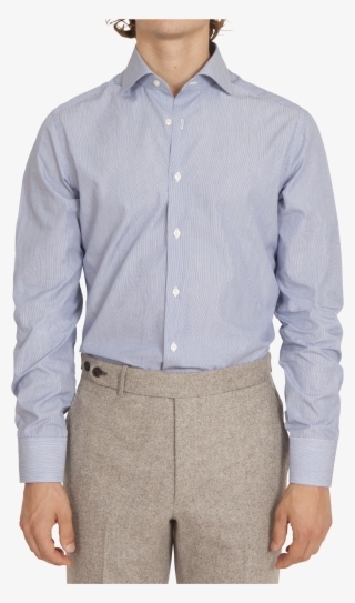 Blue Striped Cotton Shirt Blue Label - Shirt