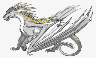 skywing dragon from wings of fire coloring page free