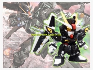 Download Free Paper Craft Pdf Templates Online Free - Bandai 1/100 Mg Strike Noir Gundam Gat-x105e