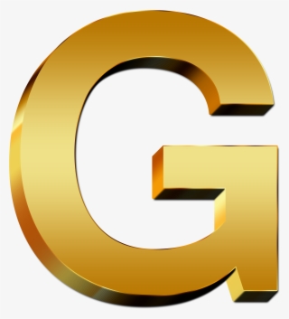 Uppercase Letter Gold G - Gold Letter G Png