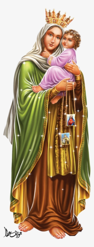 María, Coronada Como Reina Y Señora - Mary Matha With Jesus