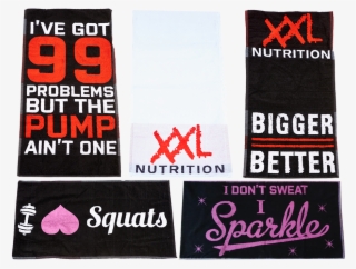 Prints - Xxl Nutrition Gym Handtuch I Love Squats