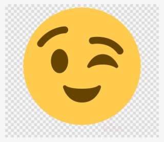 Wink Emoji Png Clipart Emoji Emoticon - Play Button Blue Png