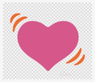 Android Heart Emoji Transparent Clipart Emoji Eyes - Heart W Transparent Background