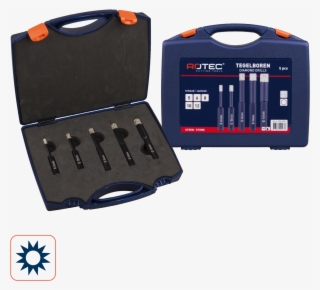Tile Drill Bit Set, In Abs-cassette - Set Tool