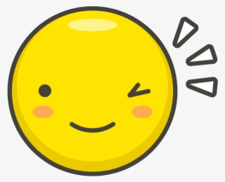 Winking Face Emoji - Wink Icon