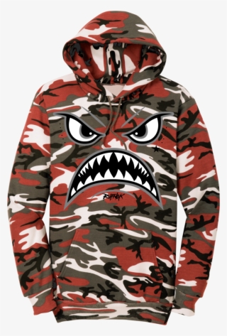 Rufnek-red Camo Warface Hoodie - Omega Psi Phi Camouflage Hoodie-