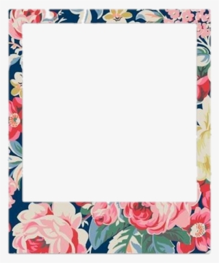 Tumblr Aesthetic Flowers Flower Polaroid - Bordes De Fotos Instantaneas