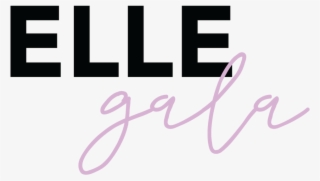 Elle Gala Logo Purple - Portable Network Graphics