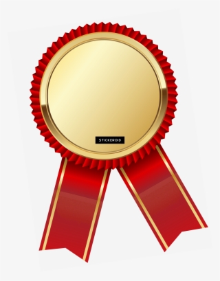 Gold Medal Ribbon - Gold Ribbon Png