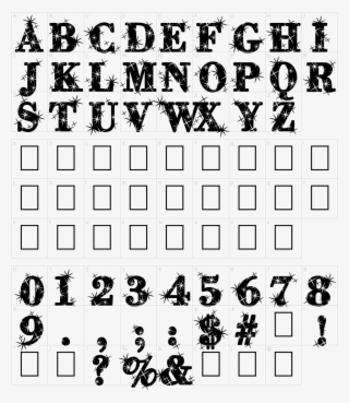 Of Light Font Download Characters - Font