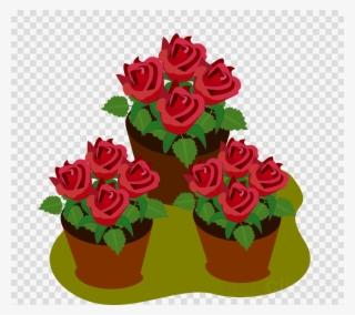 Flower Pot Clipart Garden Roses Flowerpot - Flower Pots Clip Art