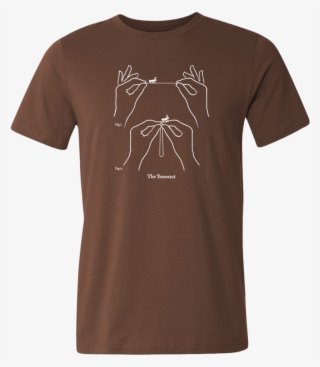 Tesseract T-shirt White Ink