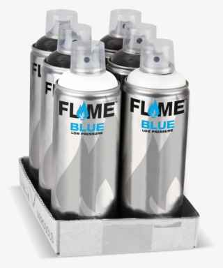 Flame Blue Ultra Acrylic Paint 6x 400ml B&w-pack