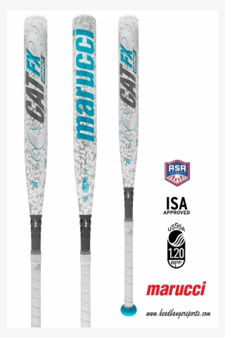 2018 Marucci Cat Fx Connect -10 Fastpitch Softball - Marucci Team Duffel Equipment Bag | Black/white