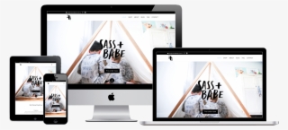 Sass And Babe Website - Restaurant Website Mockup