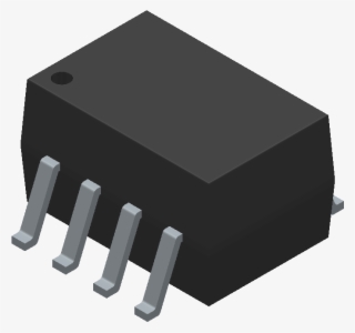Ild213t - Vishay - 3d Model - Small Outline Packages - Sop8 Png