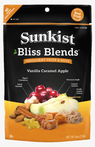 Caramel Apple Blend - Fruit Shapes Snacks, Mixed Fruit, 19.2 Ounce 24 Count