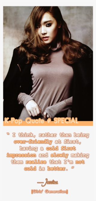 Snsd Jessica I Htink I'll Do That Now - Jessi Kpop Quotes