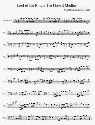 Lord Of The Rings And The Hobbit Medley Sheet Music - Legend Of Zelda Violin Sheet Music
