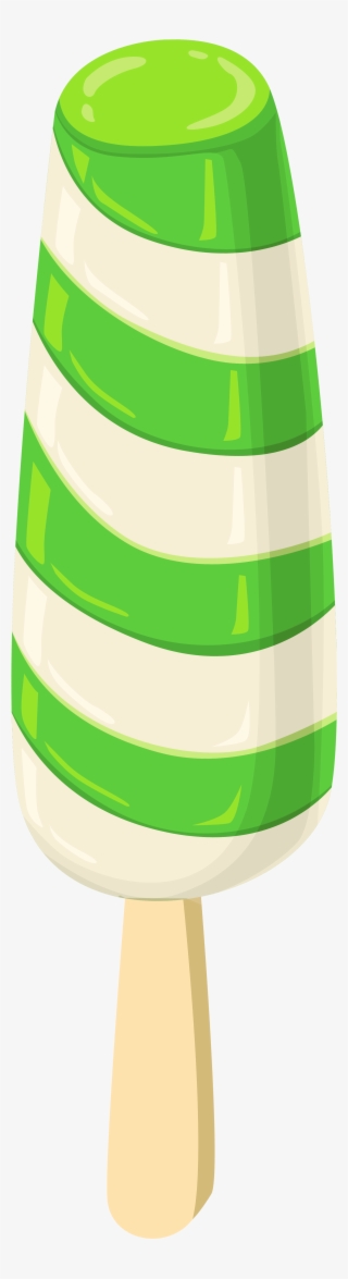 Cupcake & Bolos E Etc - Green And White Ice Cream