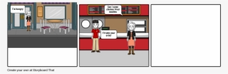 Cash Register Storyboarding - Cartoon
