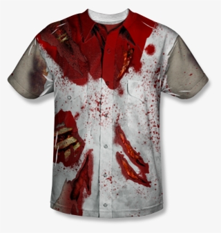 Button Up Shirts Halloween Print