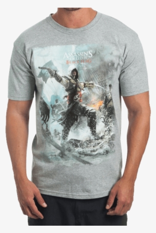 Assassins Creed Iv Black Flag Game T-shirt - Assassin's Creed Iv Black Flag Video Game Poster