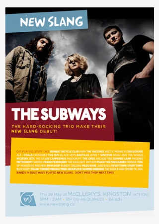 The Subways / In Dynamics / New Slang - Tonhalle München