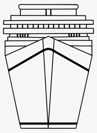 Cruise Ship Boat Computer Icons Watercraft - Cruise Ship Front Clipart