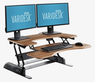 Big Riser, No Assembly - Varidesk Pro Plus 36" Turns Any Desk Into A Standing