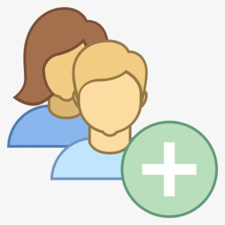 Add User Group Woman Man Icon - Usuarios Png