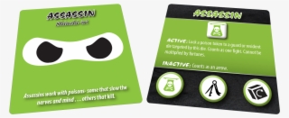 Updated Kage Master Cards 3d Assassin - Sign